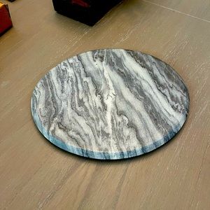 Large black marble tray 12”x10” NEW